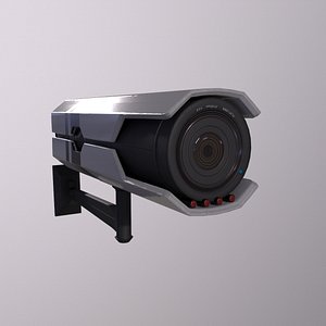 Camera Game Ready Low Poly 3D Model Low-poly 3D model