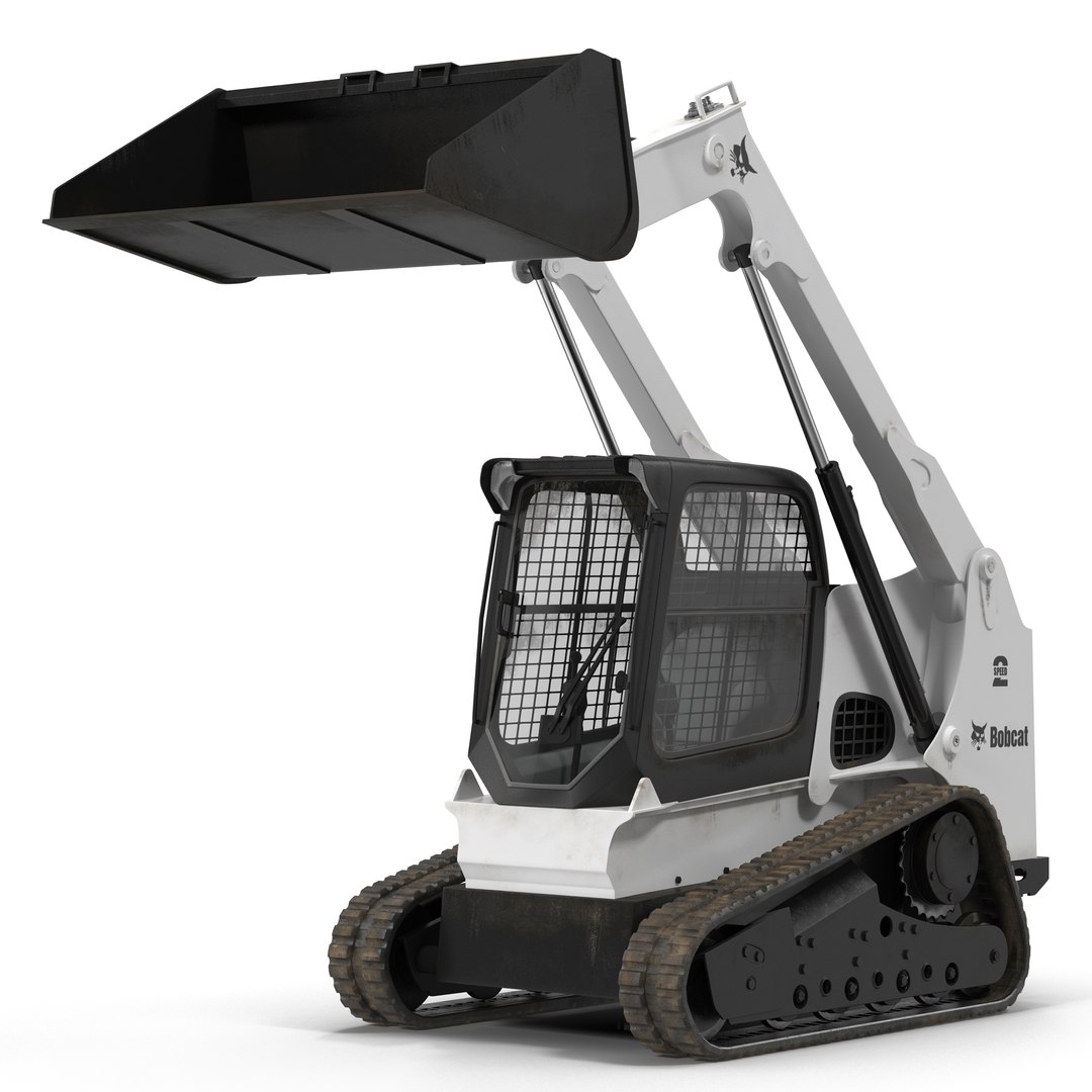 Bobcat Compact Tracked Front Loader Rigged 2 3D model preview