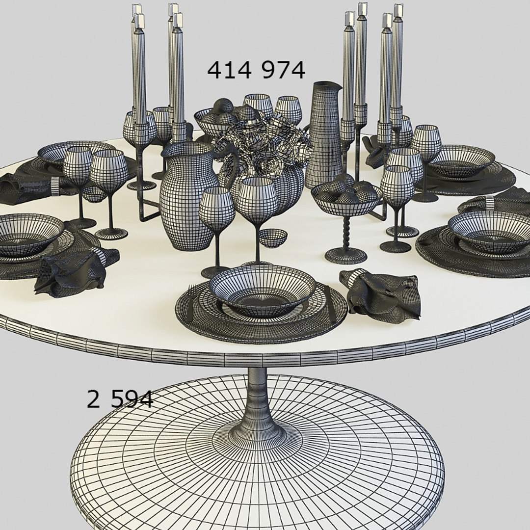 Table model - TurboSquid 1503563