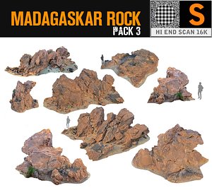 3d madagascar red rock pack 3