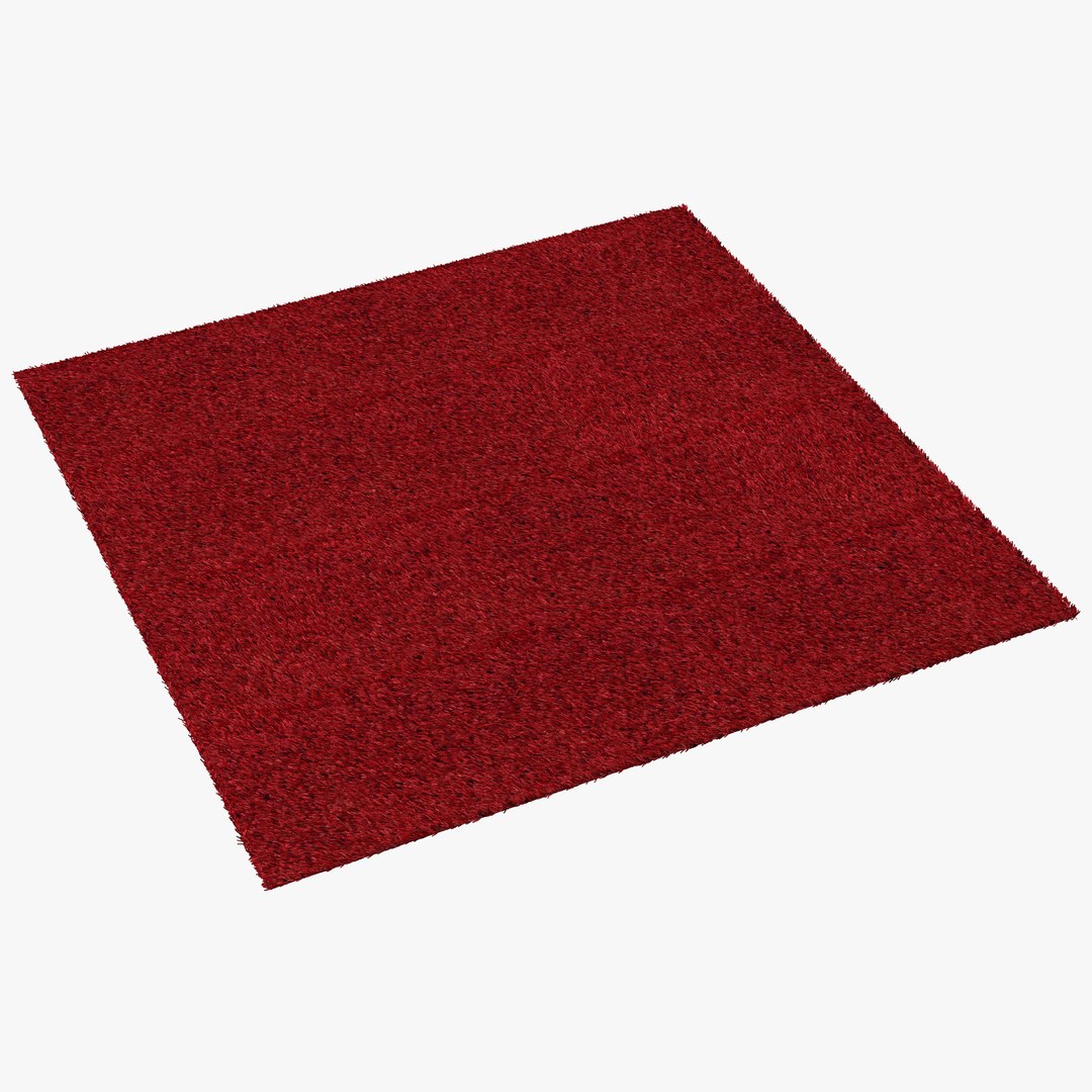 Carpet Red 3D model preview