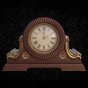 table clock classical style model