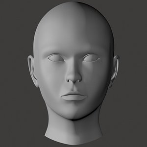 Female Head Sculpt - Download Free 3D model by Aconear (@Aconear