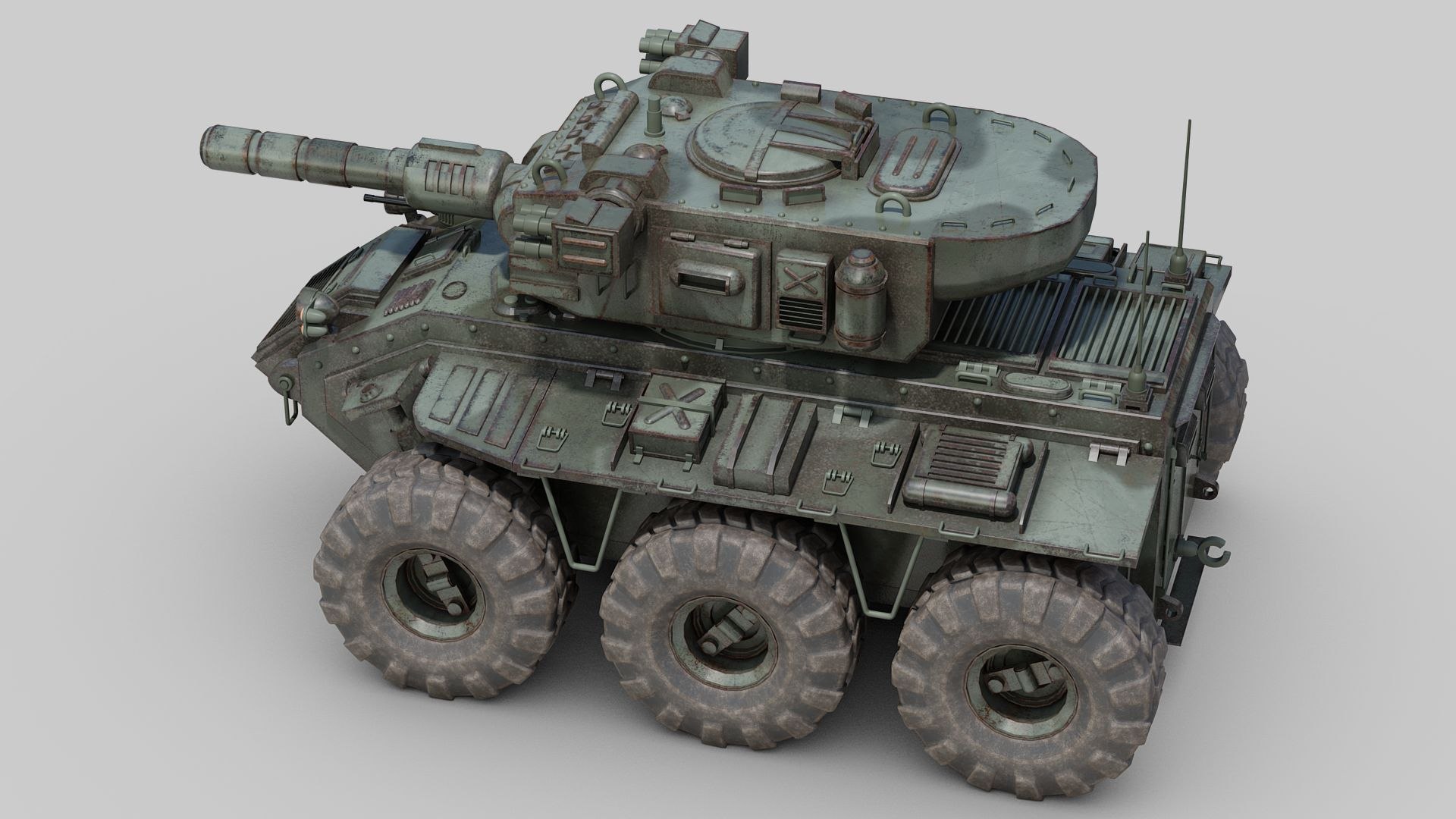 Futuristic Fighting Vehicle Concept Model - TurboSquid 1825787