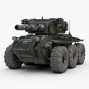 Futuristic Fighting Vehicle Concept model