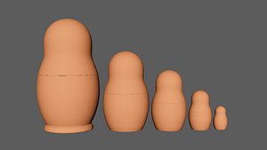 Russian Matryoshka 3D