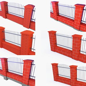 Masonry Brick Fences v2