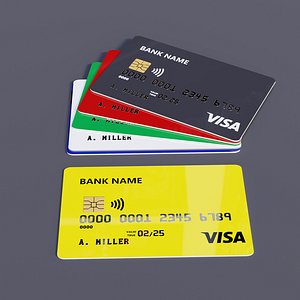 3D model Bank Card