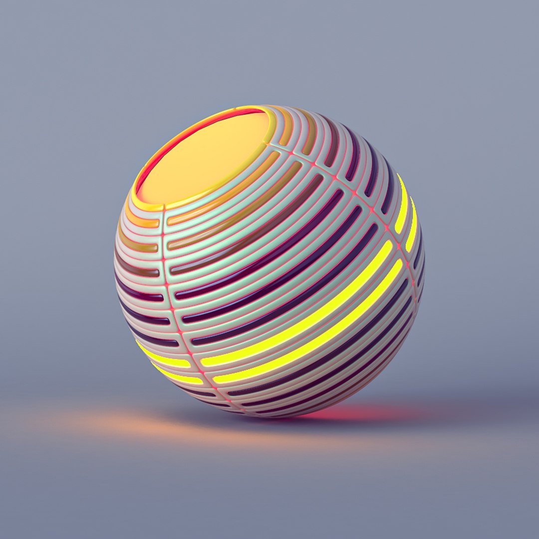 Abstract sphere model - TurboSquid 1789025