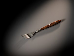 fork 3d model