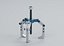 Three Jaw Bearing Puller with Threaded Forcing Screw