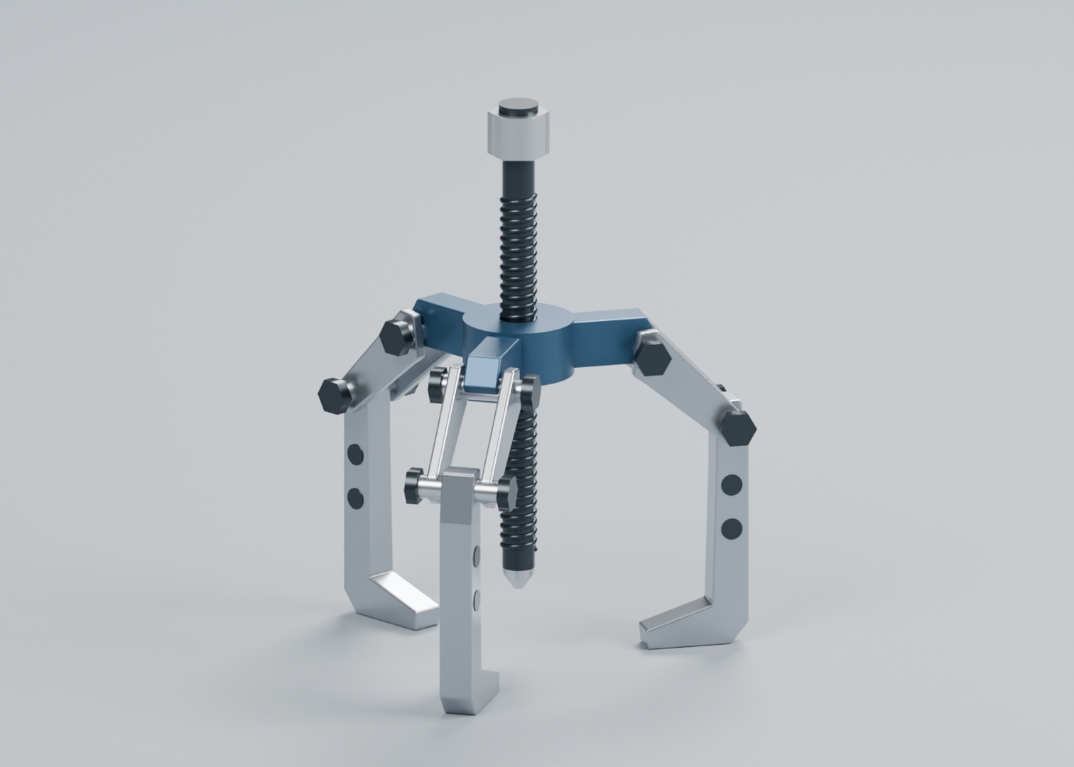 3D Three Jaw Bearing Puller with Threaded Forcing Screw model https://p.turbosquid.com/ts-thumb/xz/NoKbi4/ol/rotation/jpg/1793059305/1920x1080/turn_fit_q99/37b87dd8be507271a9d6f4ae0f741d53b5c340ad/rotation-1.jpg