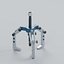 Three Jaw Bearing Puller with Threaded Forcing Screw