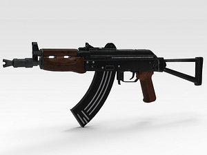 3D AK 47 model