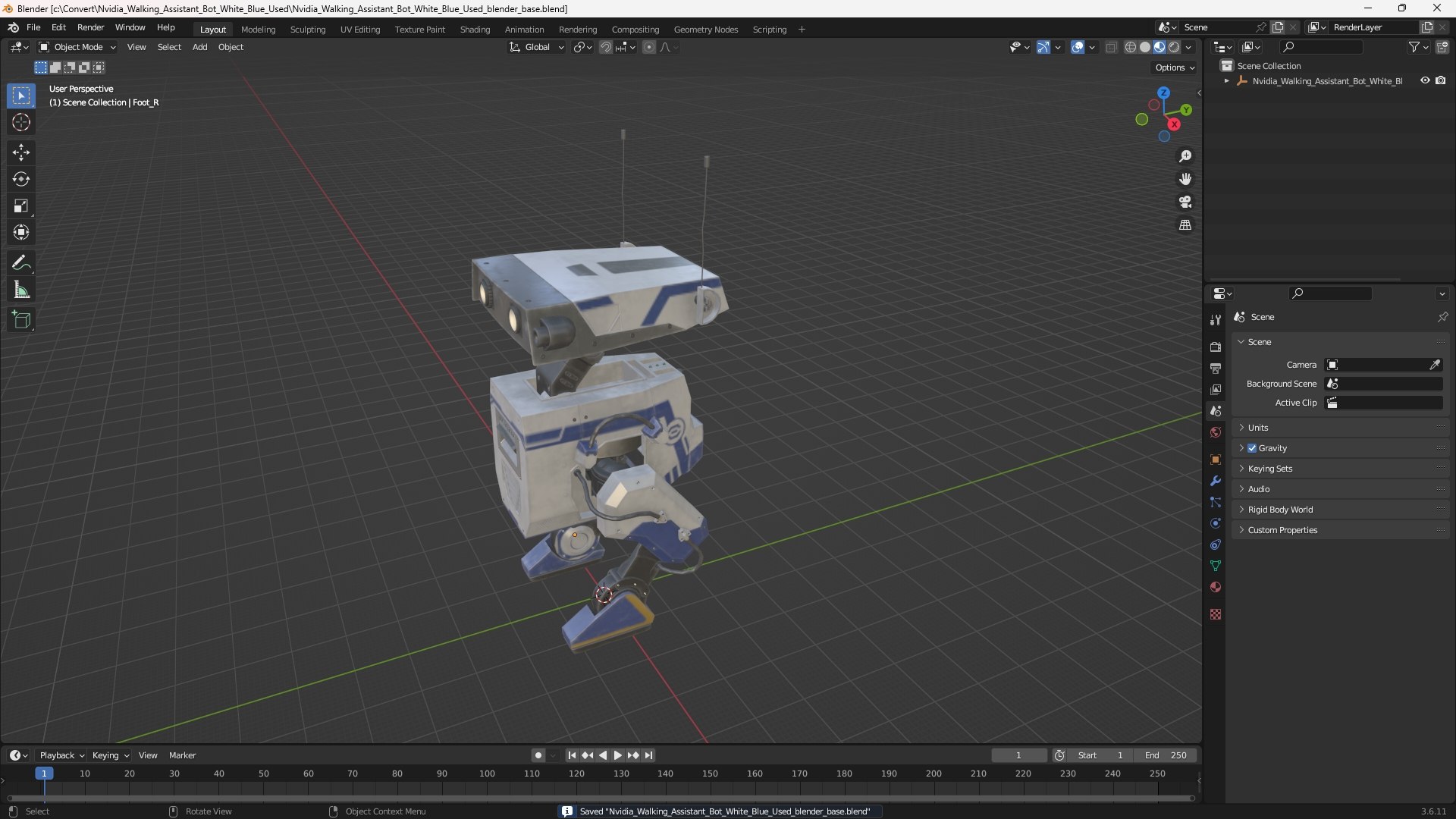 3D Nvidia Walking Assistant Bot White Blue Used model https://p.turbosquid.com/ts-thumb/xz/S6NlL7/Hp/nvidia_walking_assistant_bot_white_blue_used_1001/jpg/1759409368/1920x1080/fit_q87/1188e5be0db4e1e704df805524b85e2415315368/nvidia_walking_assistant_bot_white_blue_used_1001.jpg