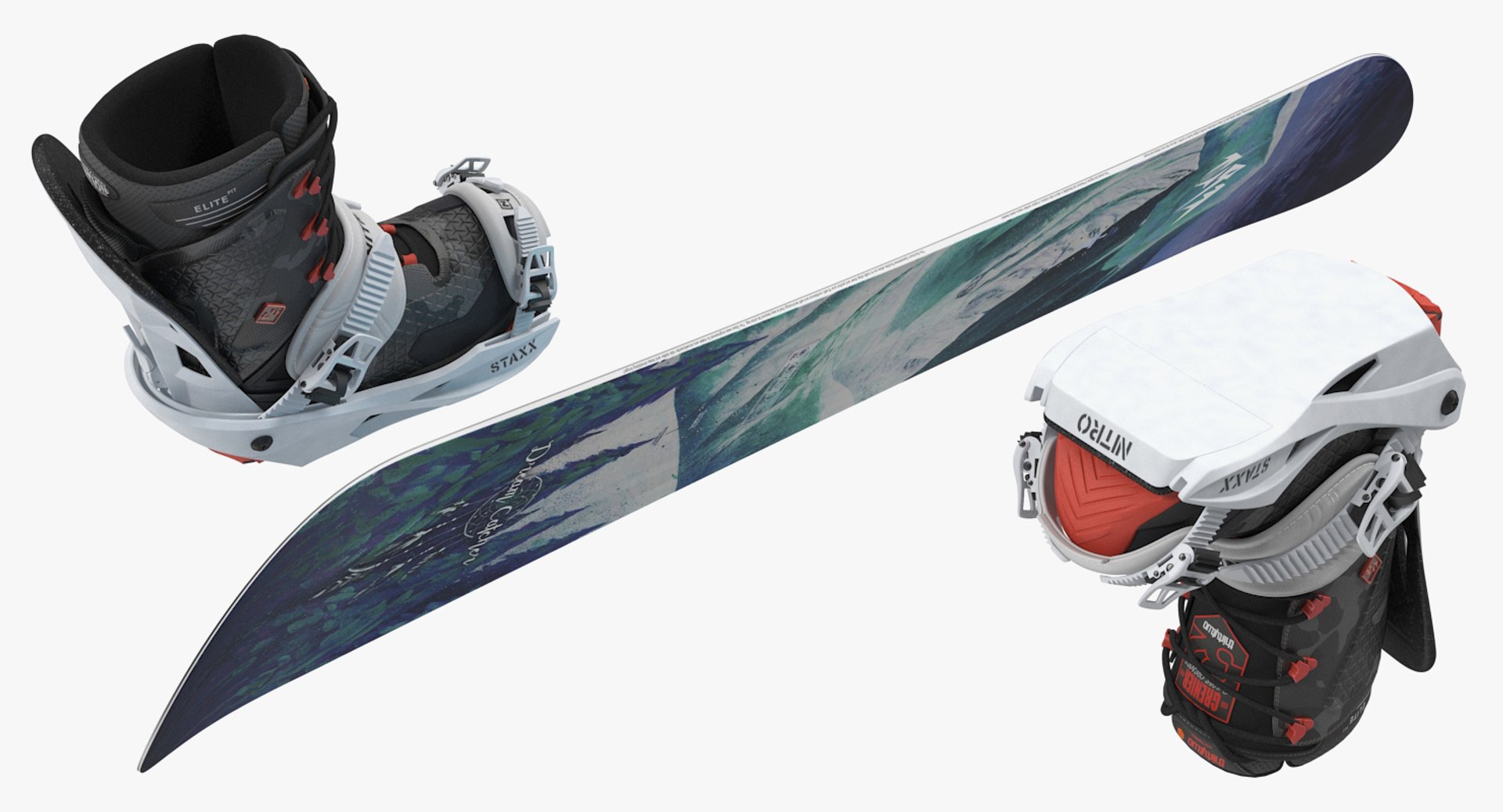 3D Jones Snowboards Snow Board Model - TurboSquid 1344705