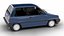 Honda City AA1 1982 3D-Modell