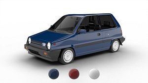Honda City AA1 1982 3d model 3D model