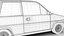 Honda City AA1 1982 3D-Modell