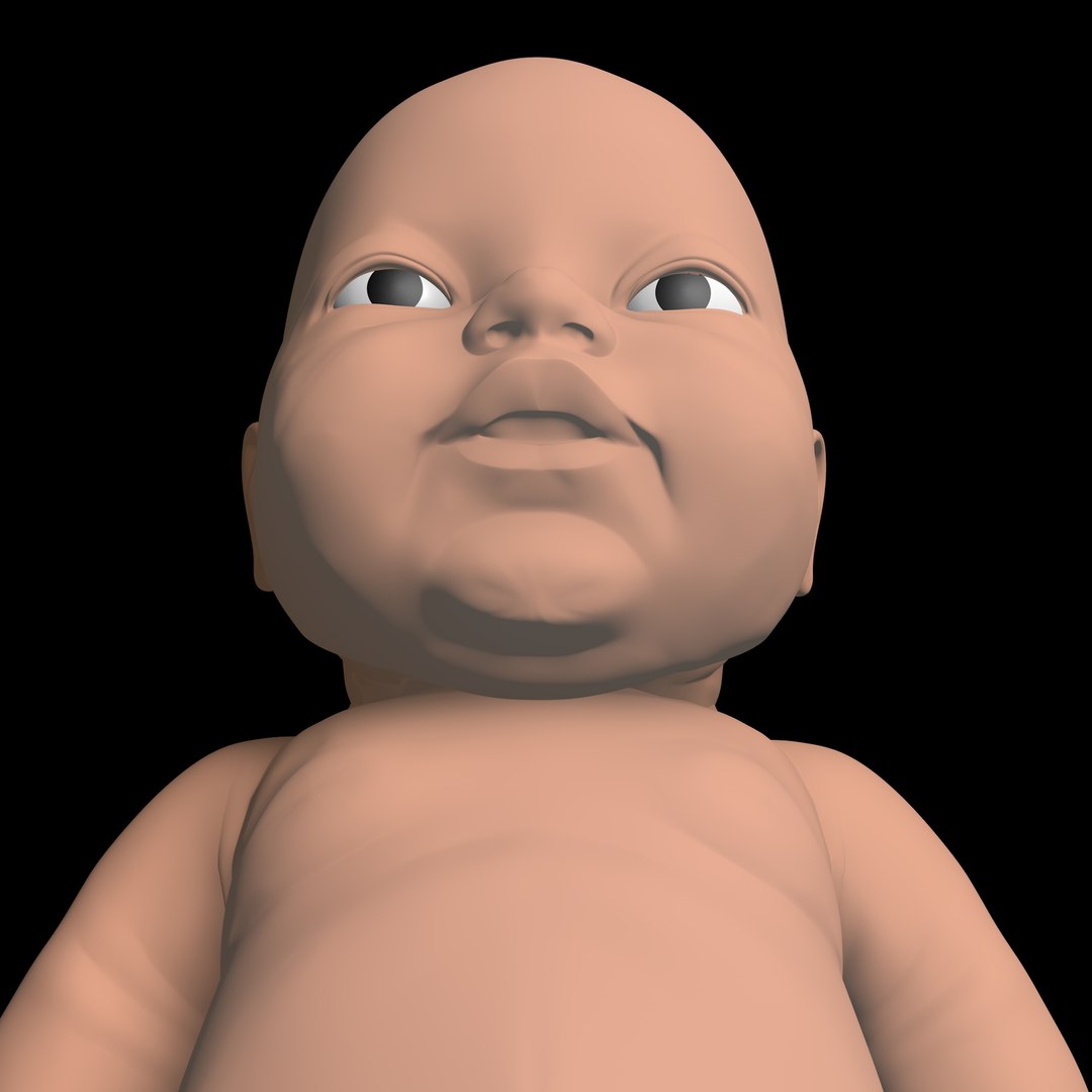 Baby child model - TurboSquid 1430485