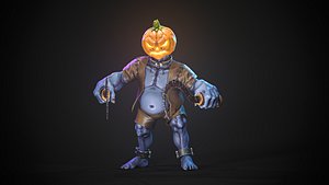 Stylized Pumpkin Boss model