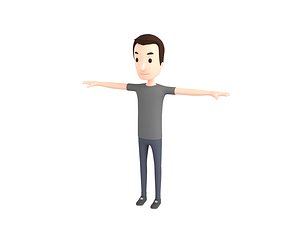 CartoonMan030 Man