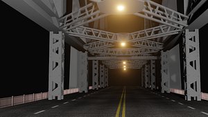 3D Howrah Bridge India kolkata model