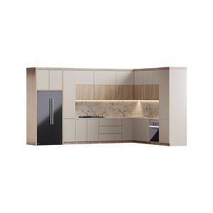 3D Modern kitchen 08