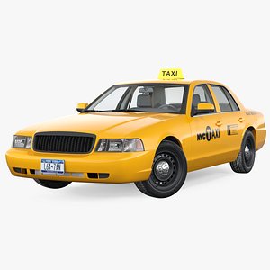 Generic Yellow Taxi Rigged