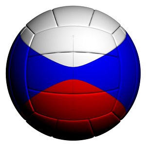 3D volleyball ball
