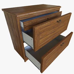 drawers cabinet 3D model