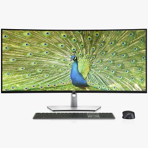 Dell Desktop Set U4021QW KM7321W model