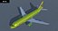 Airbus A320 S7 Airlines Animated