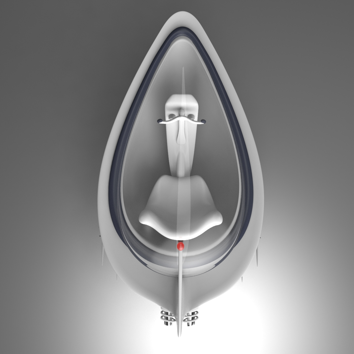 personal space ship 3d model