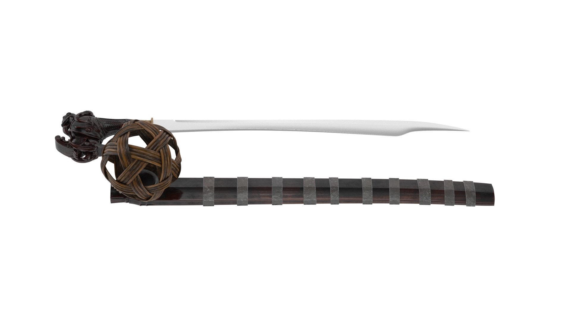 3D model bisento blade weapon edward - TurboSquid 1191006