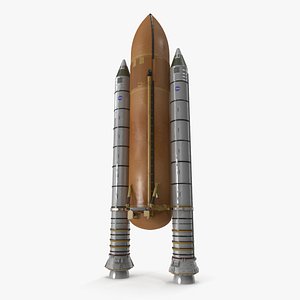Space Shuttle External Tank and Rocket Boosters