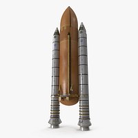 Space Shuttle External Tank and Rocket Boosters