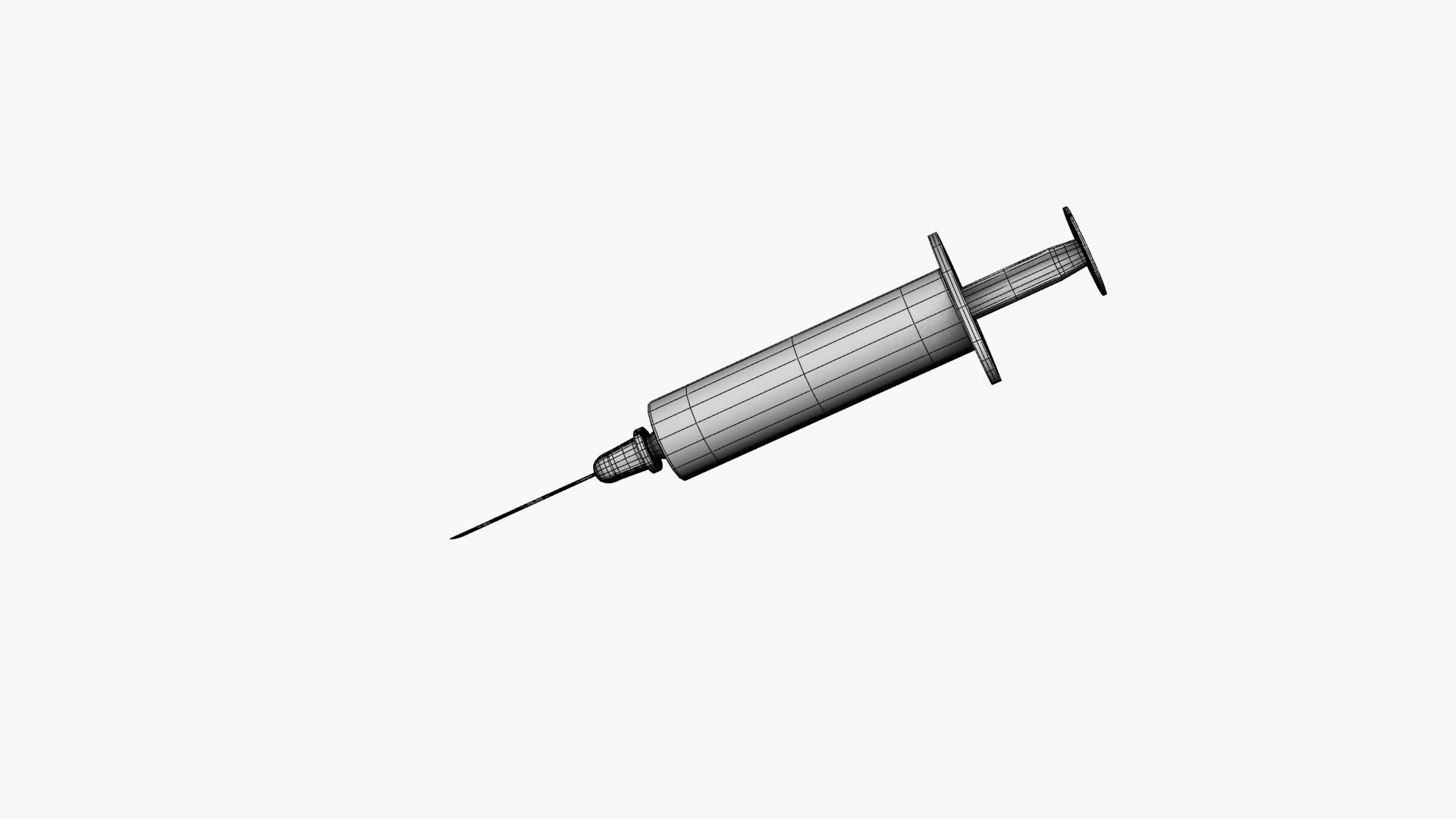 3D Syringe model TurboSquid 1731403