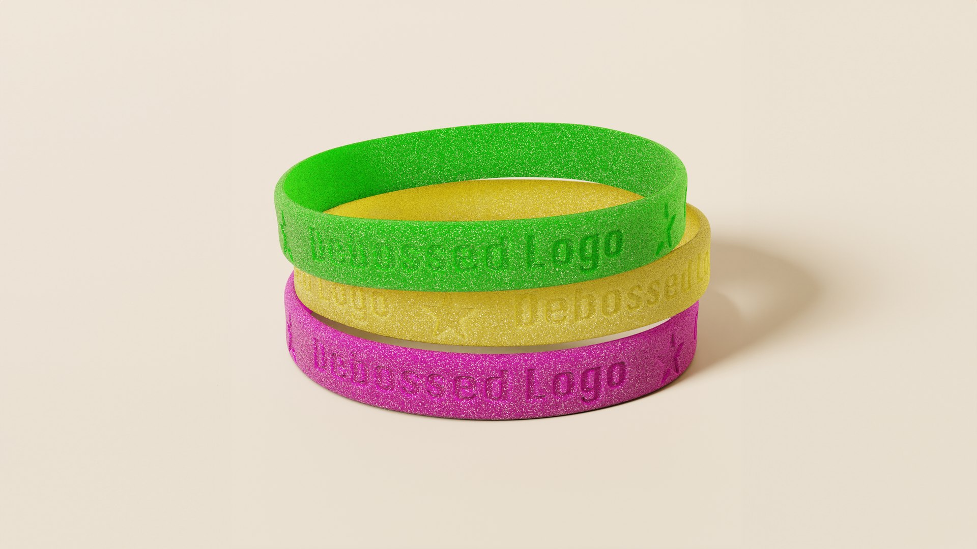 3D Silicone Wristband https://p.turbosquid.com/ts-thumb/y0/7OjYnW/iN/wristband_debossedglittermat_0000/jpg/1689919928/1920x1080/fit_q87/0efe9870e85209518d23897aa25c6d61e858d3b9/wristband_debossedglittermat_0000.jpg