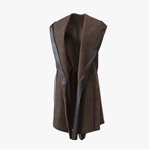 vest cloak hood model