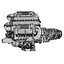 Bugatti Veyron W16 Engine Modelo 3D