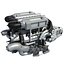 Bugatti Veyron W16 Engine Modelo 3D