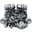 Bugatti Veyron W16 Engine Modelo 3D