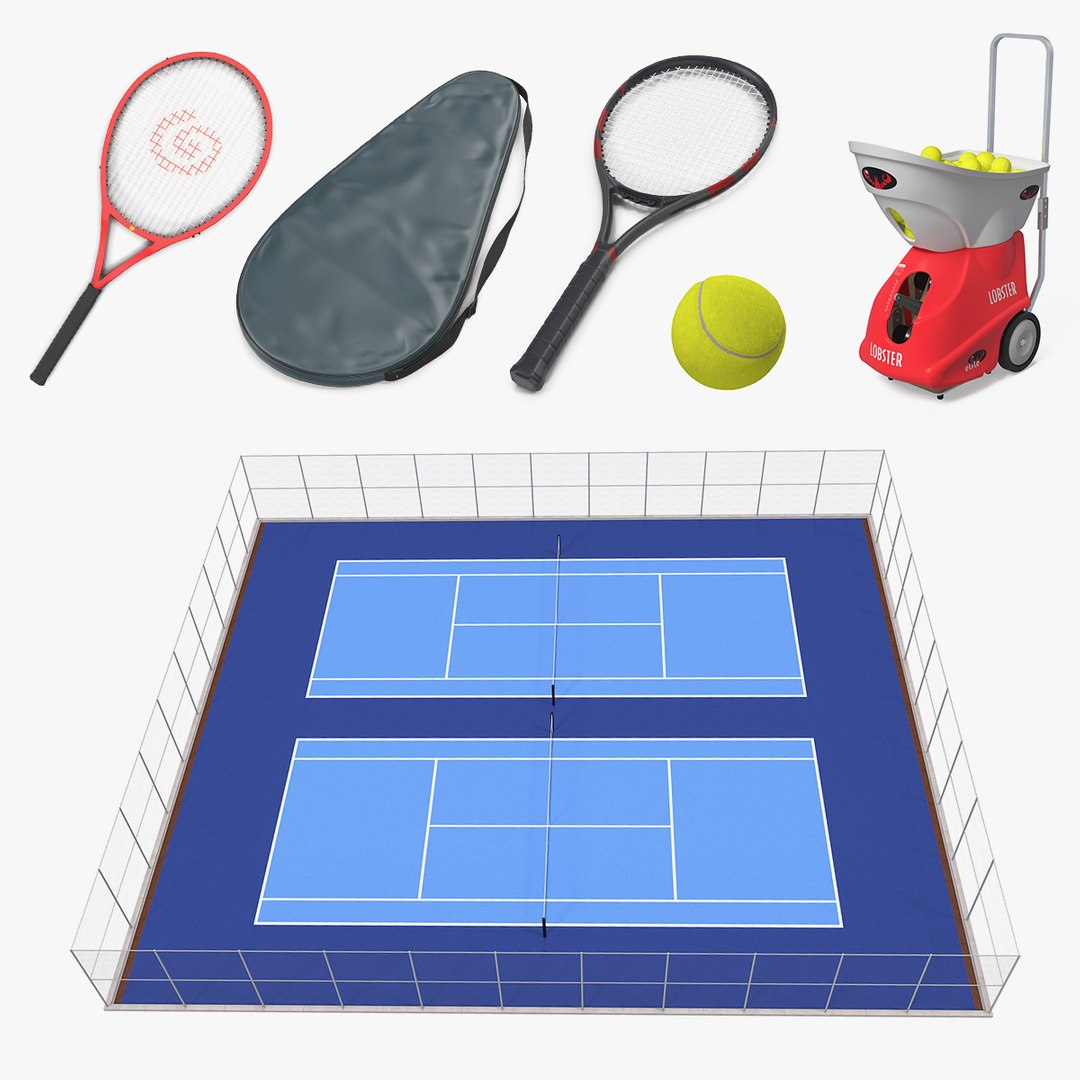 Tennis Collection 3 3D model preview