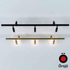 Star 3 by Jonas Bohlin, Orsjo / Pendant lamp brass & black