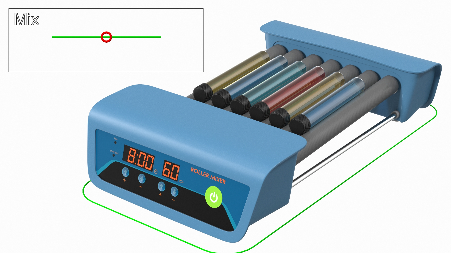 3D Medical Laboratory Tube Roller Mixer Rigged TurboSquid 1735471
