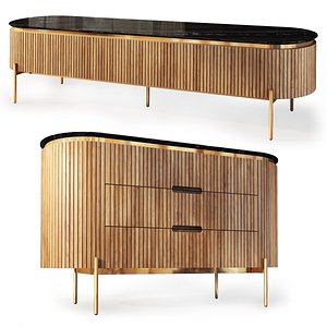 3D console tv stand tesla