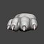 Dog Puppy Paw Highpoly Sculpt