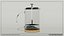 coffee plunger french press 3D