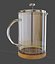 coffee plunger french press 3D